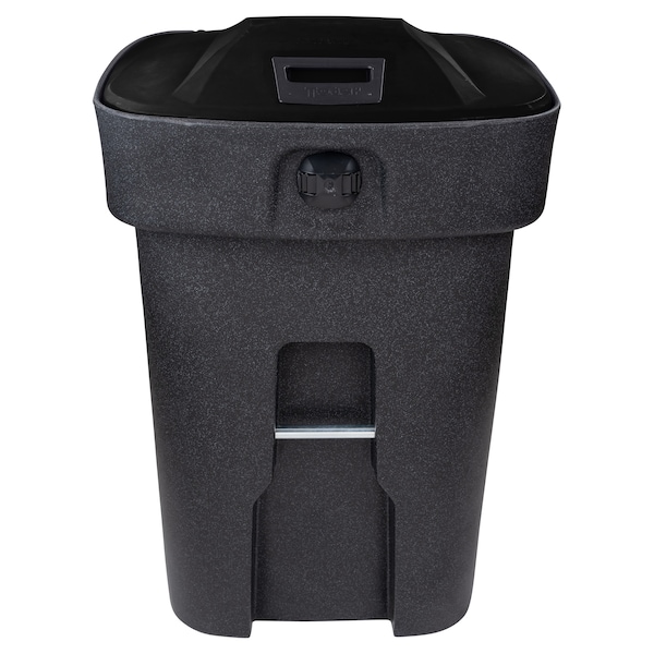 Toter 96 GAL Auto Bear Cart - Black Lid 79A96 | Zoro